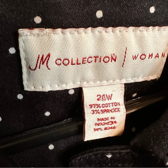 JM Collection Woman Polka Dot Jacket - Picture 4 of 11